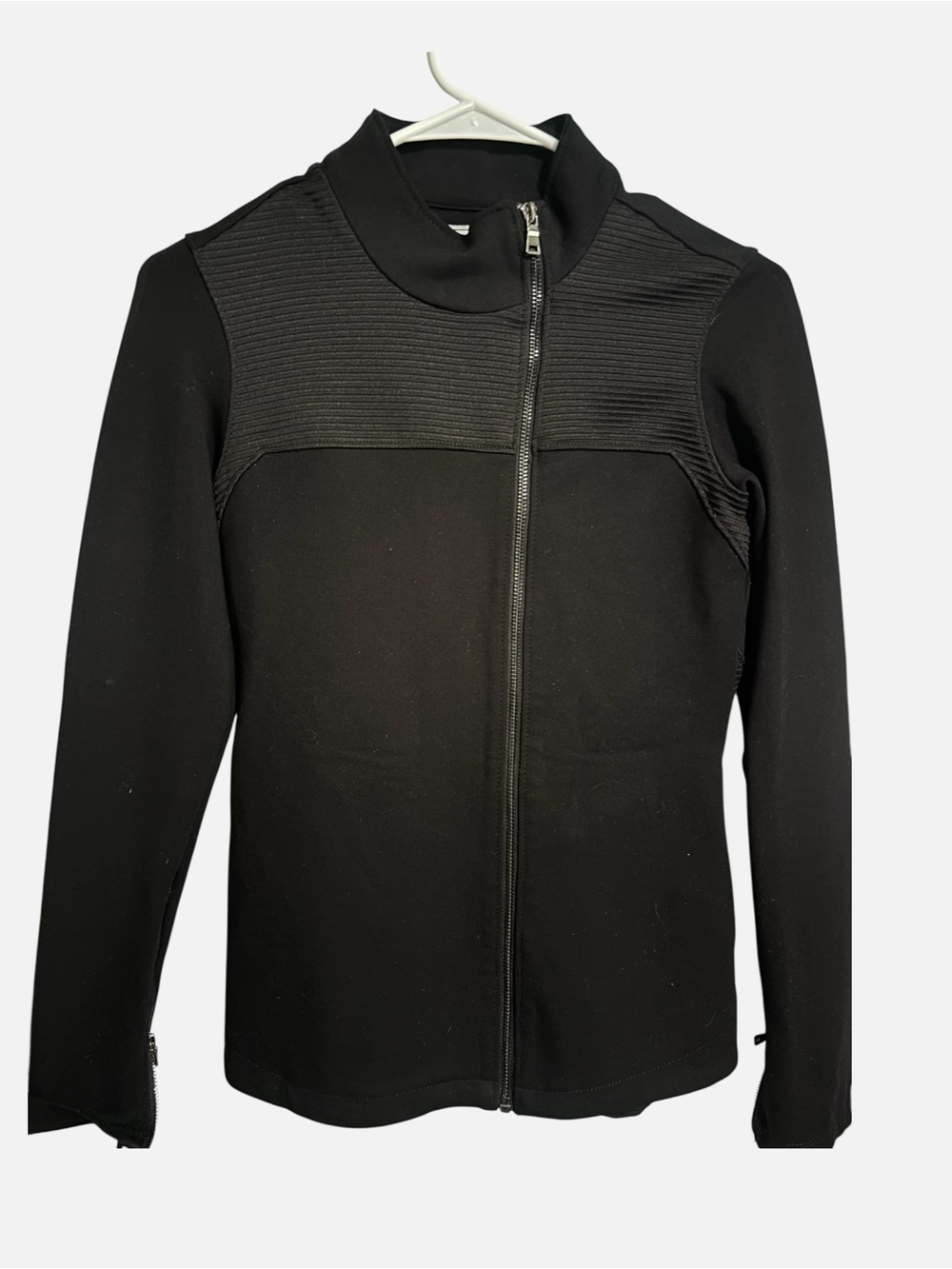 Black Zip-Front Women's Jacket